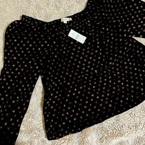 LOFT-AnnTaylor Long sleeve peasant top Size S